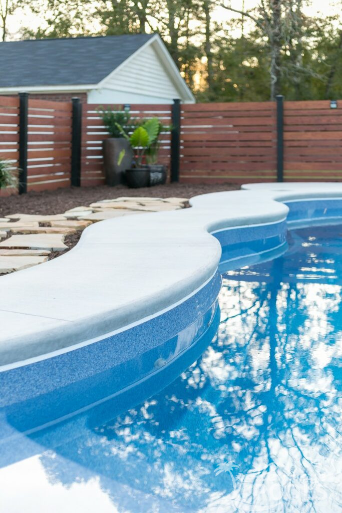 Concrete Cantilever Coping, pool coping, what is pool coping