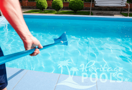 cleaning pool, pool maintenance for beginners